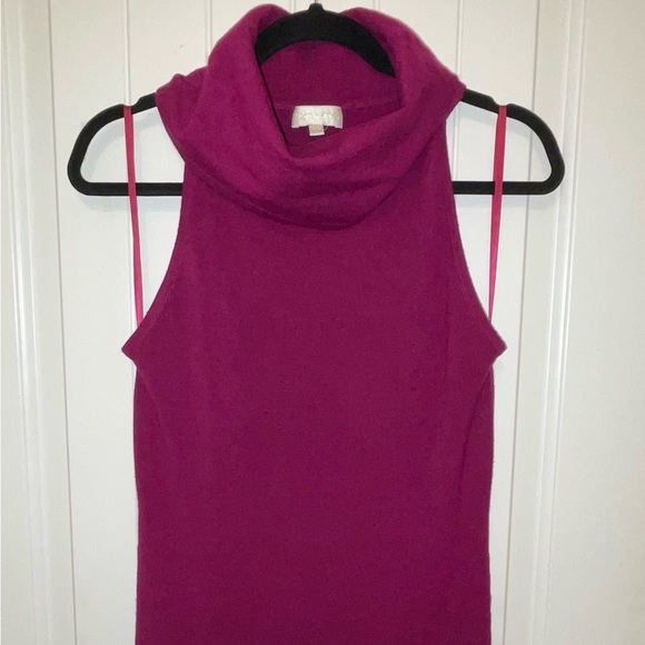 Ronny Kobo Acosta Maxi Cowl Neck Knit Fuschia Dress Size Small NWT - Picture 3 of 9